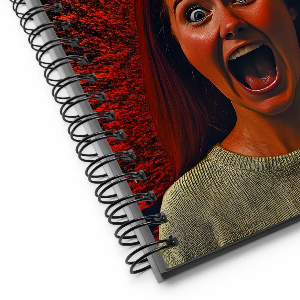 Eruption of Emotion | Spiral Notebook