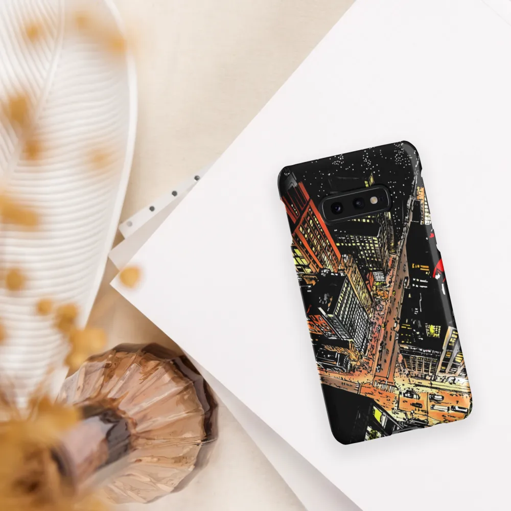 Urban Nightscape: A Bird's-eye View