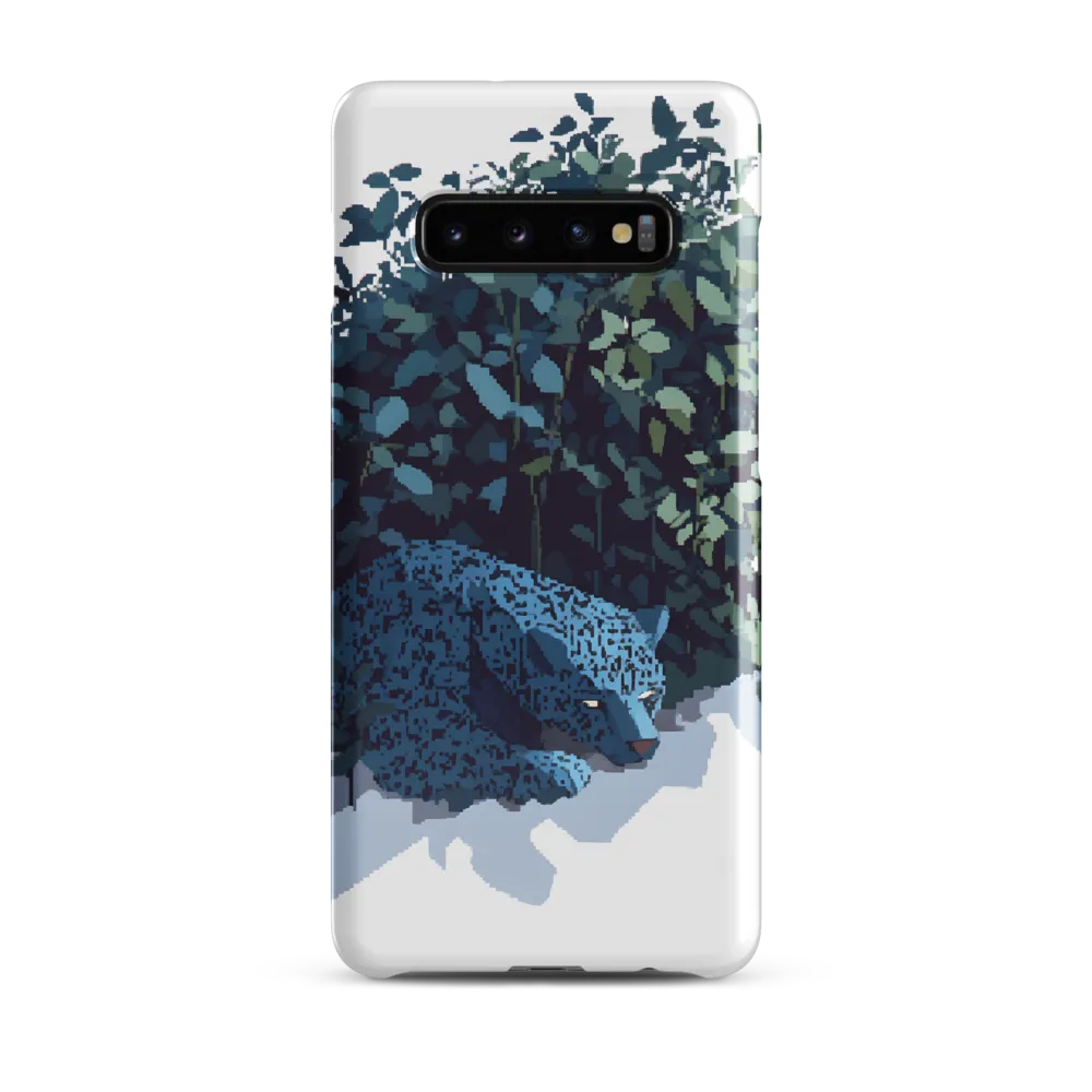 Veil of Shadows: The Lurking Jaguar | Phone Case |  S10 Plus | Snap Case | Glossy