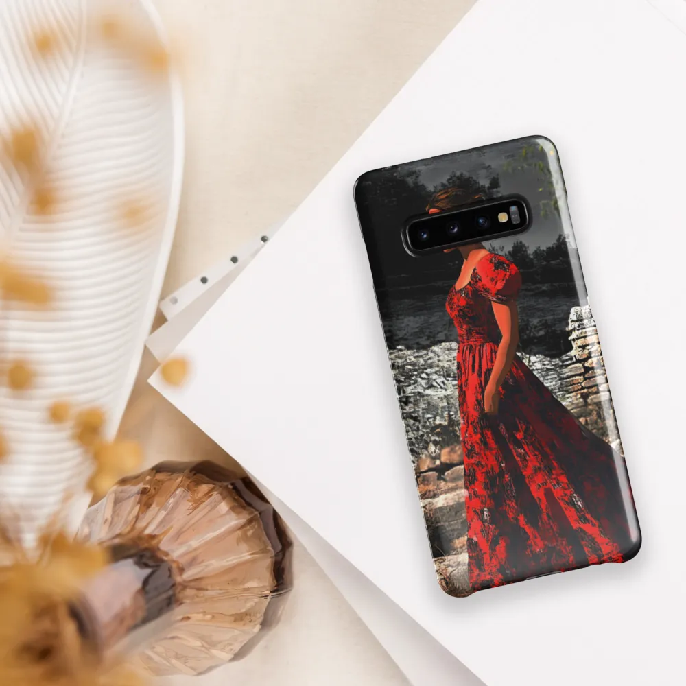 Elegance in Red | Phone Case |  S10 Plus | Snap Case | Glossy