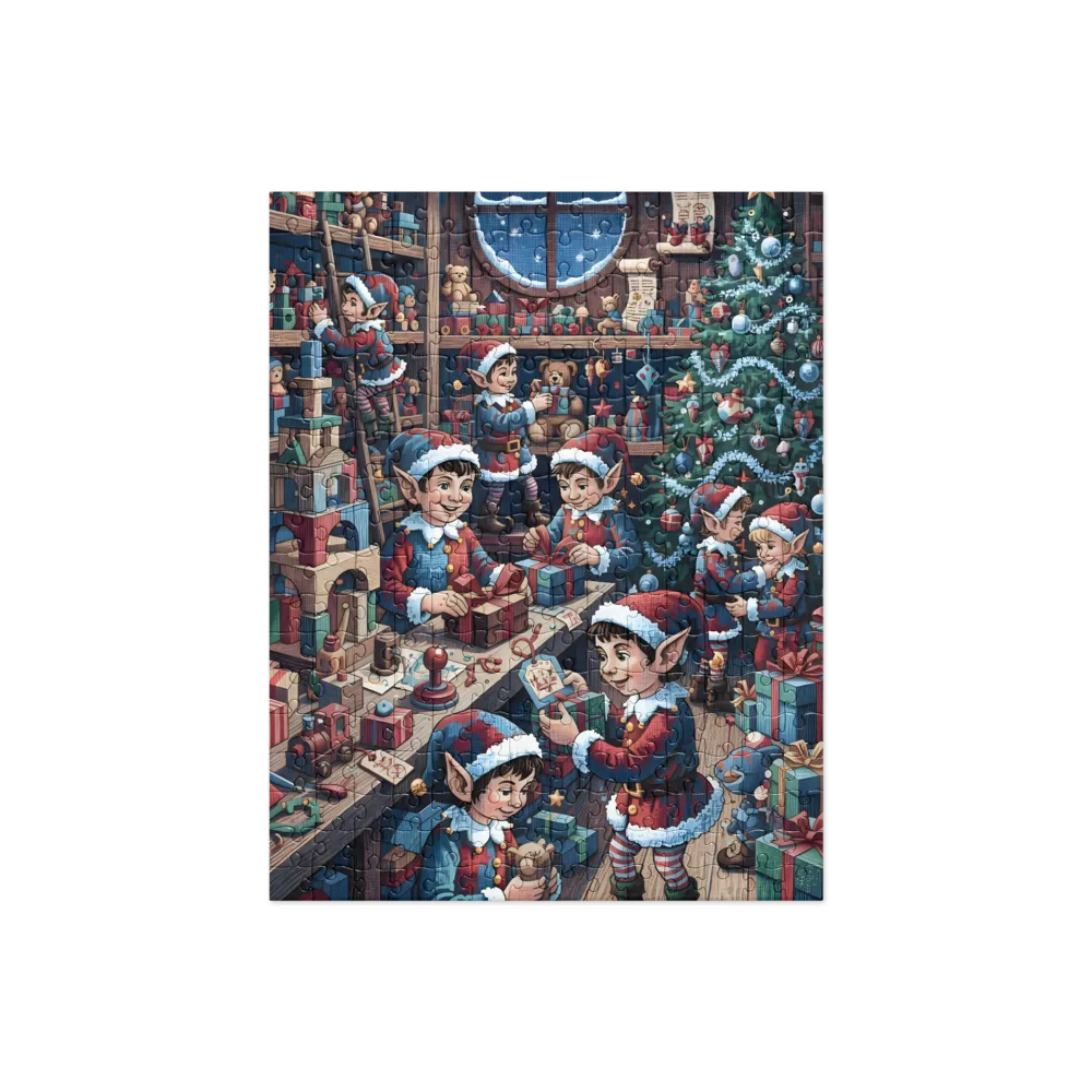 Elves' Toy Workshop 
 Jigsaw Puzzle