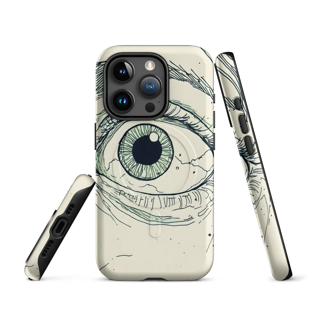 Observant Gaze | Phone Case |  15 Pro | MagSafe® Tough Case | Matte