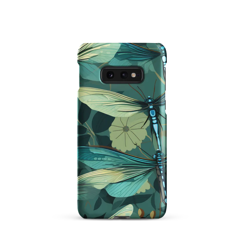 Whispers of Nature: Dragonflies in Harmony | Phone Case |  S10e | Snap Case | Matte