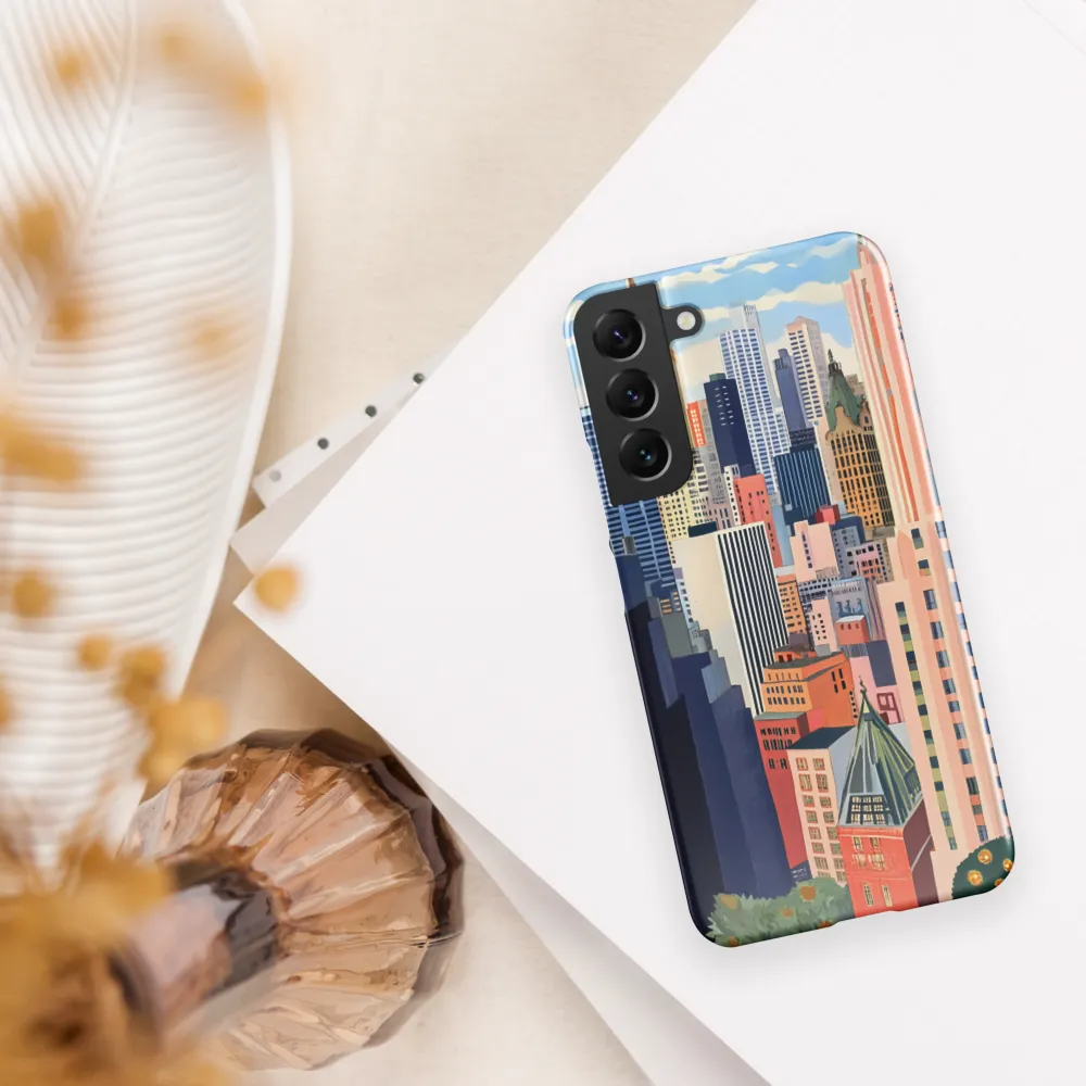 Vibrant City Dreams | Phone Case |  S22 Plus | Snap Case | Glossy