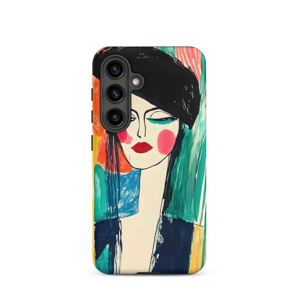 Portrait of Confidence | Phone Case |  S24 | Tough Case | Matte