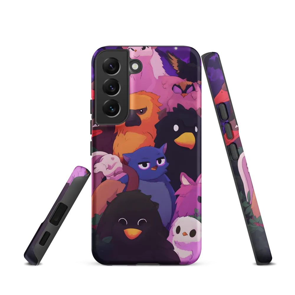 Whimsical Avian Gathering
