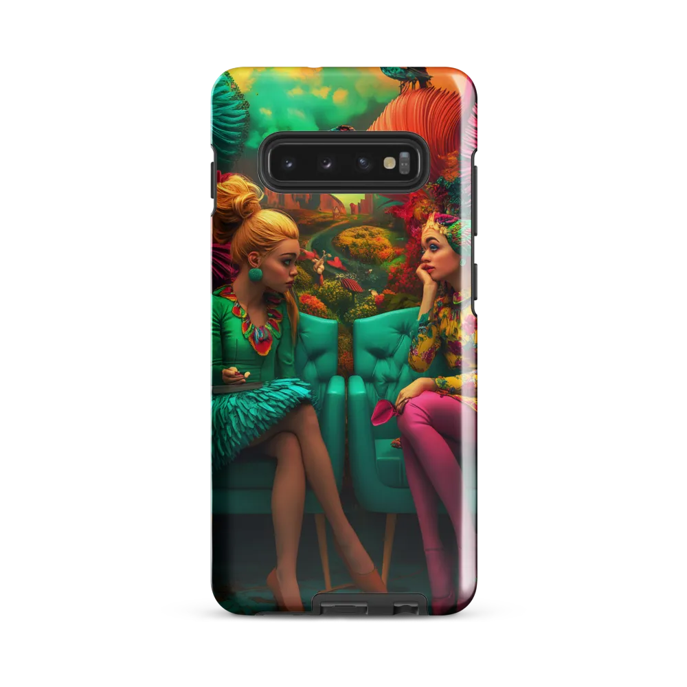 Whimsical Conversations | Phone Case |  S10 Plus | Tough Case | Glossy