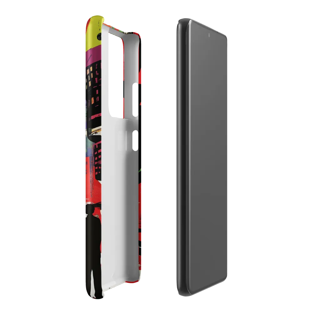 Urban Echoes: A Futuristic Reverie | Phone Case |  S21 Ultra | Snap Case | Matte