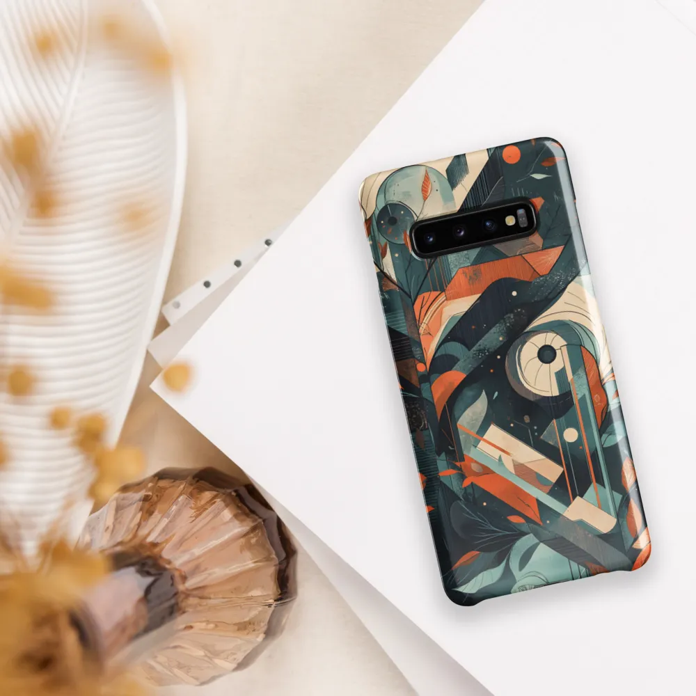 Nature's Geometric Dance | Phone Case |  S10 Plus | Snap Case | Glossy