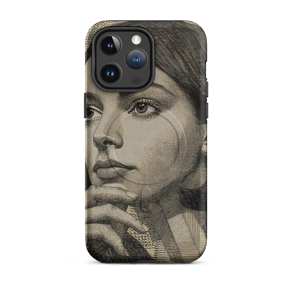 Contemplative Reflection | Phone Case |  14 Pro Max | MagSafe® Tough Case | Matte