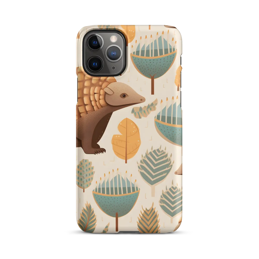 Pangolins in a Whimsical Habitat | Phone Case |  11 Pro | Snap Case | Matte