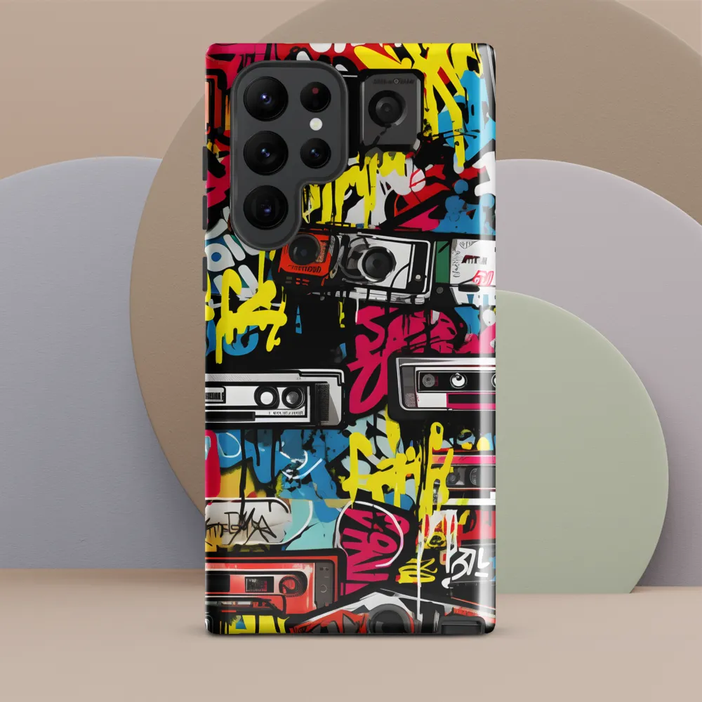 Urban Nostalgia: A Retro Cassette Explosion
