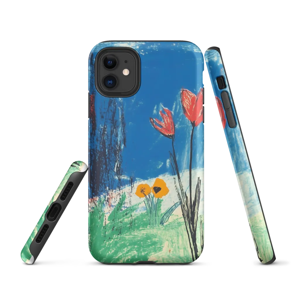 Joyful Blossoms in Blue