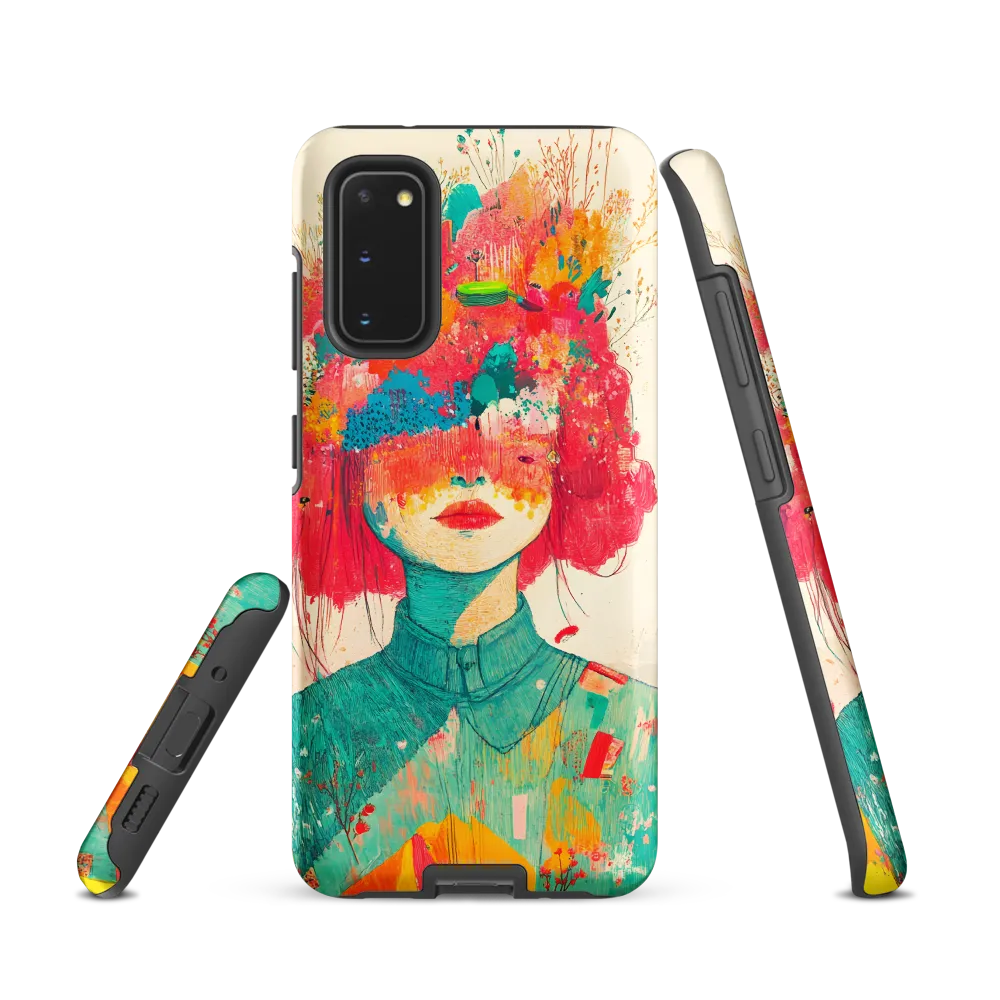 Whimsical Floral Portrait