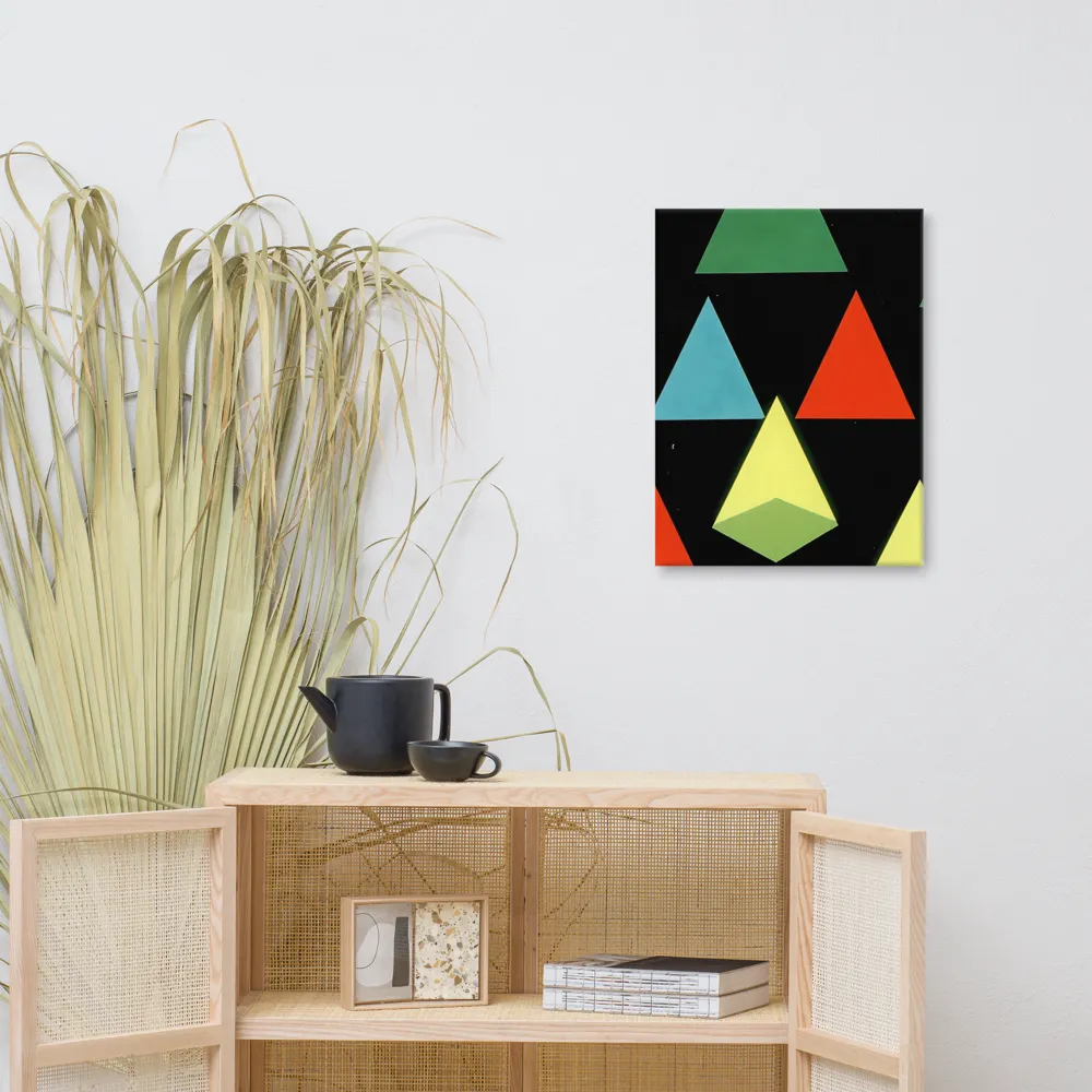 Geometric Harmony in Color | Canvas | 18″×24″