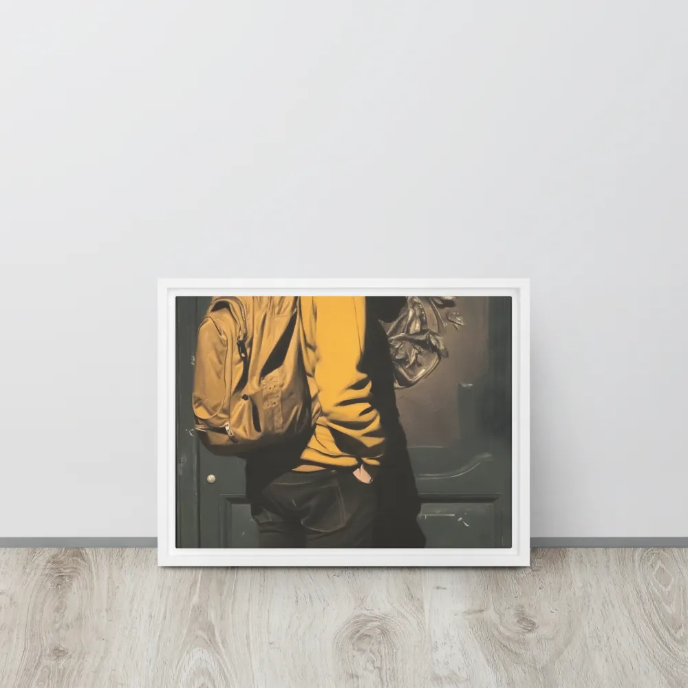 Silent Reflection | Canvas with White Frame | 12″×16″