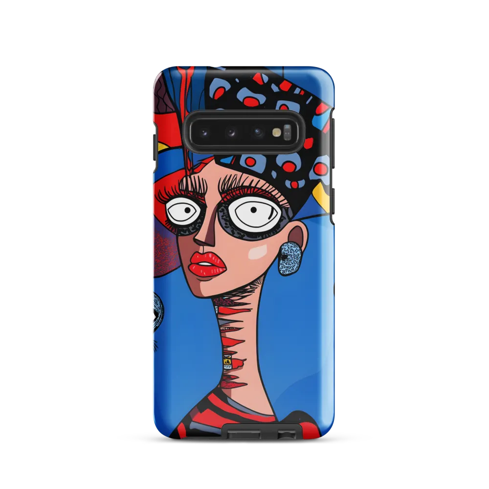 Patterned Headdress — Elongated Portrait