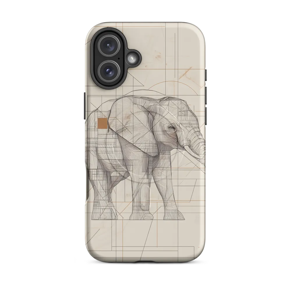 Geometric Elegance: The Steel Elephant