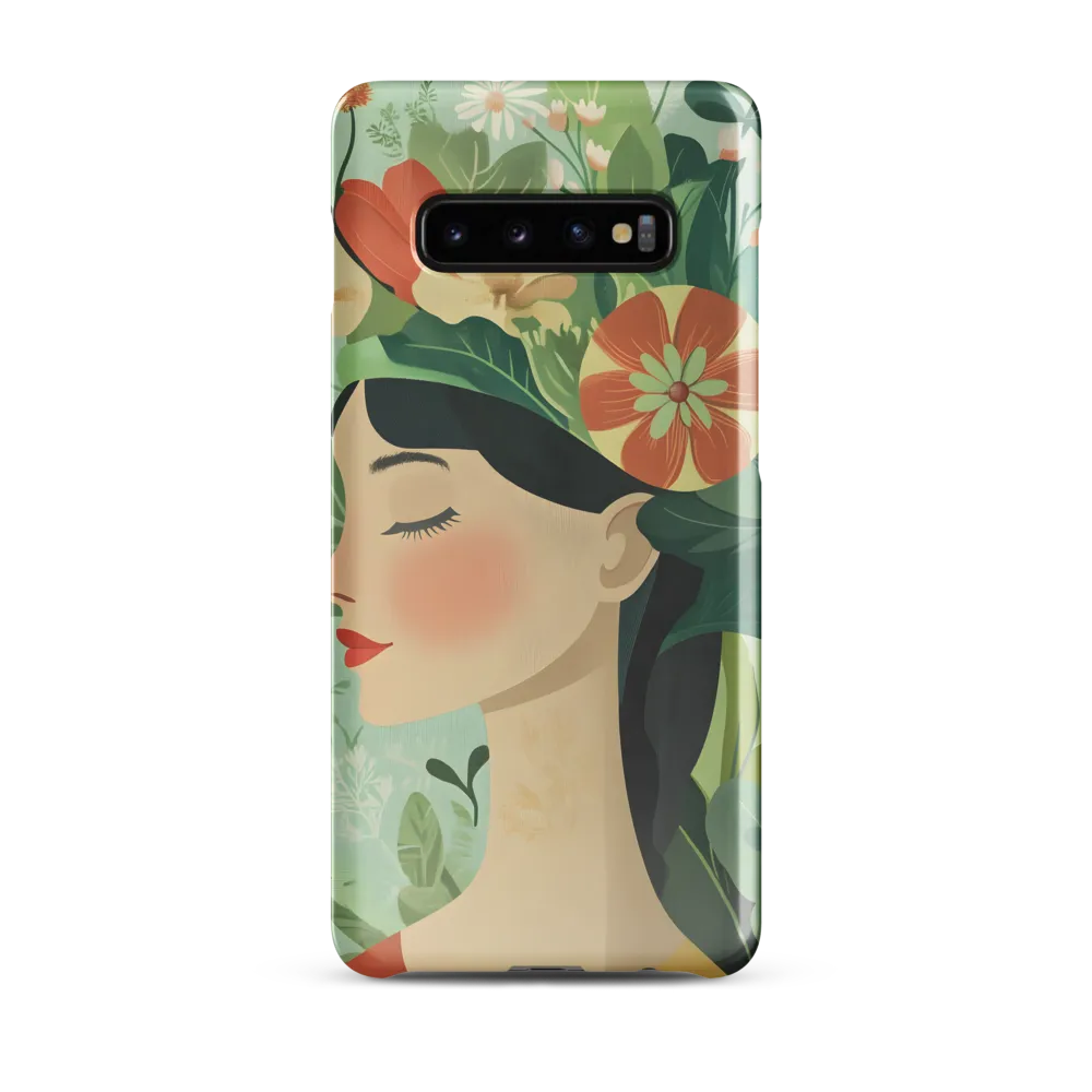 Serenity in Bloom | Phone Case |  S10 Plus | Snap Case | Glossy