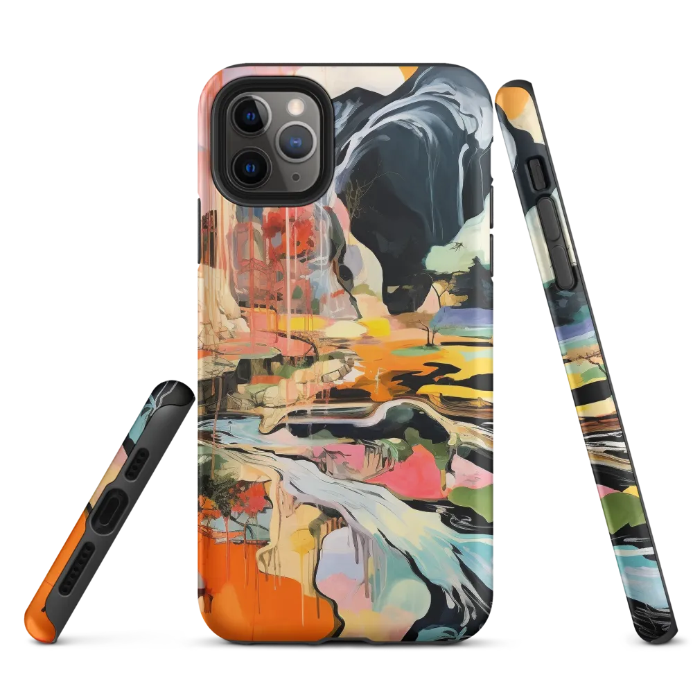 Ethereal Landscapes: A Symphony of Color | Phone Case |  11 Pro Max | Tough Case | Matte