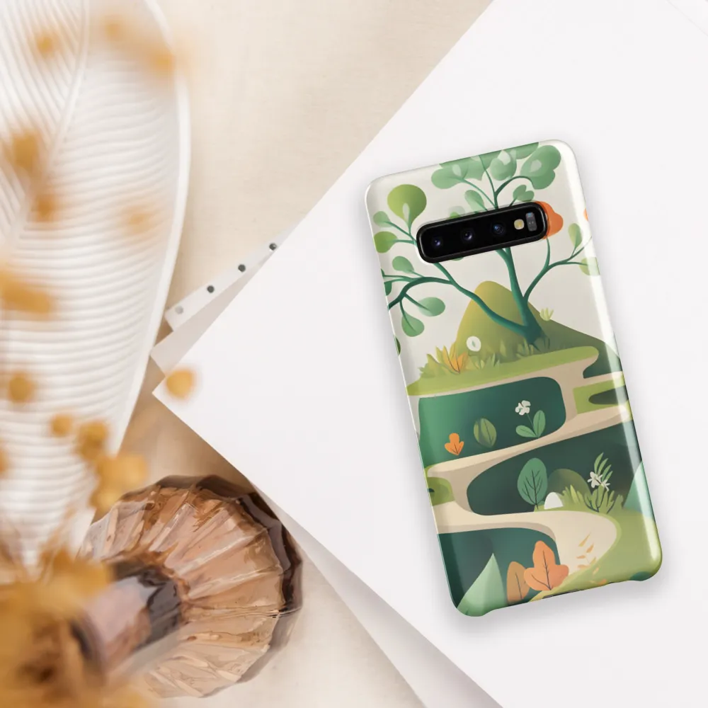 Whimsical Greenery | Phone Case |  S10 Plus | Snap Case | Glossy