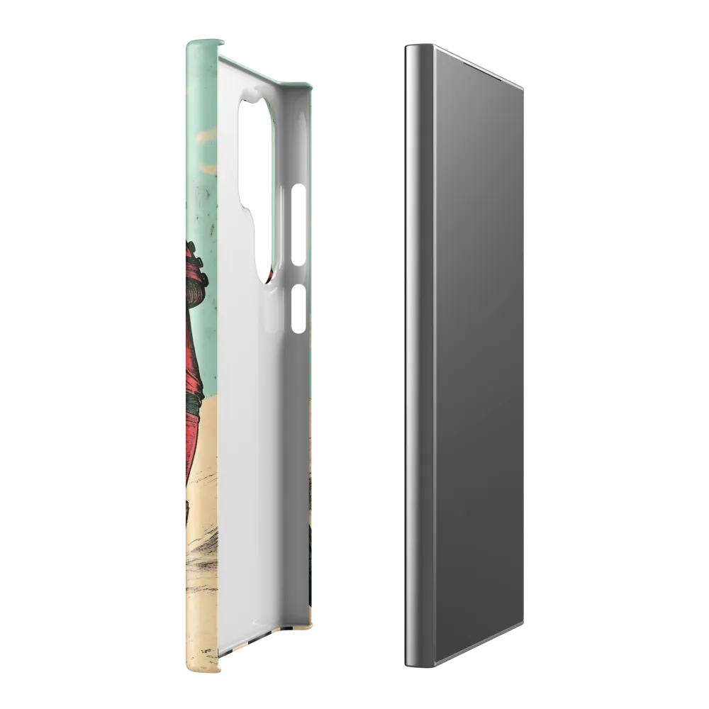Futuristic Explorer: A Steampunk Adventure | Phone Case |  S24 Ultra | Snap Case | Matte