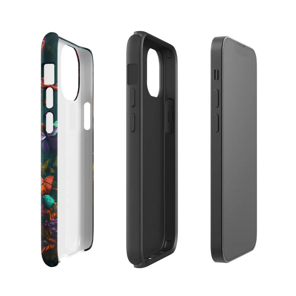 Whimsical Blossoms of the Enchanted Forest | Phone Case |  13 mini | Tough Case | Matte