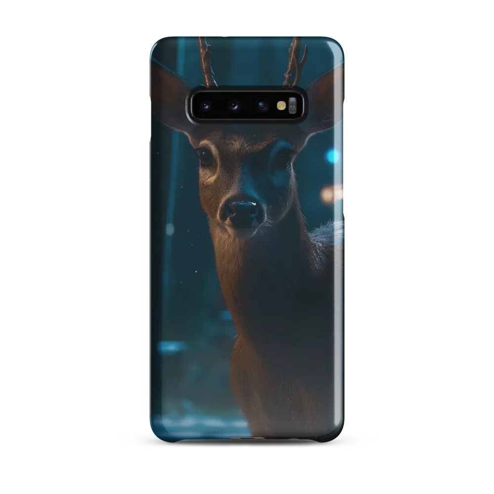 Whispers of the Forest: A Serene Encounter | Phone Case |  S10 Plus | Snap Case | Glossy