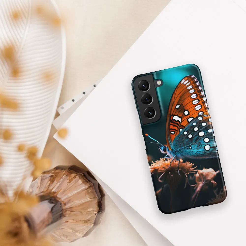 Whispers of Color: The Butterfly's Embrace