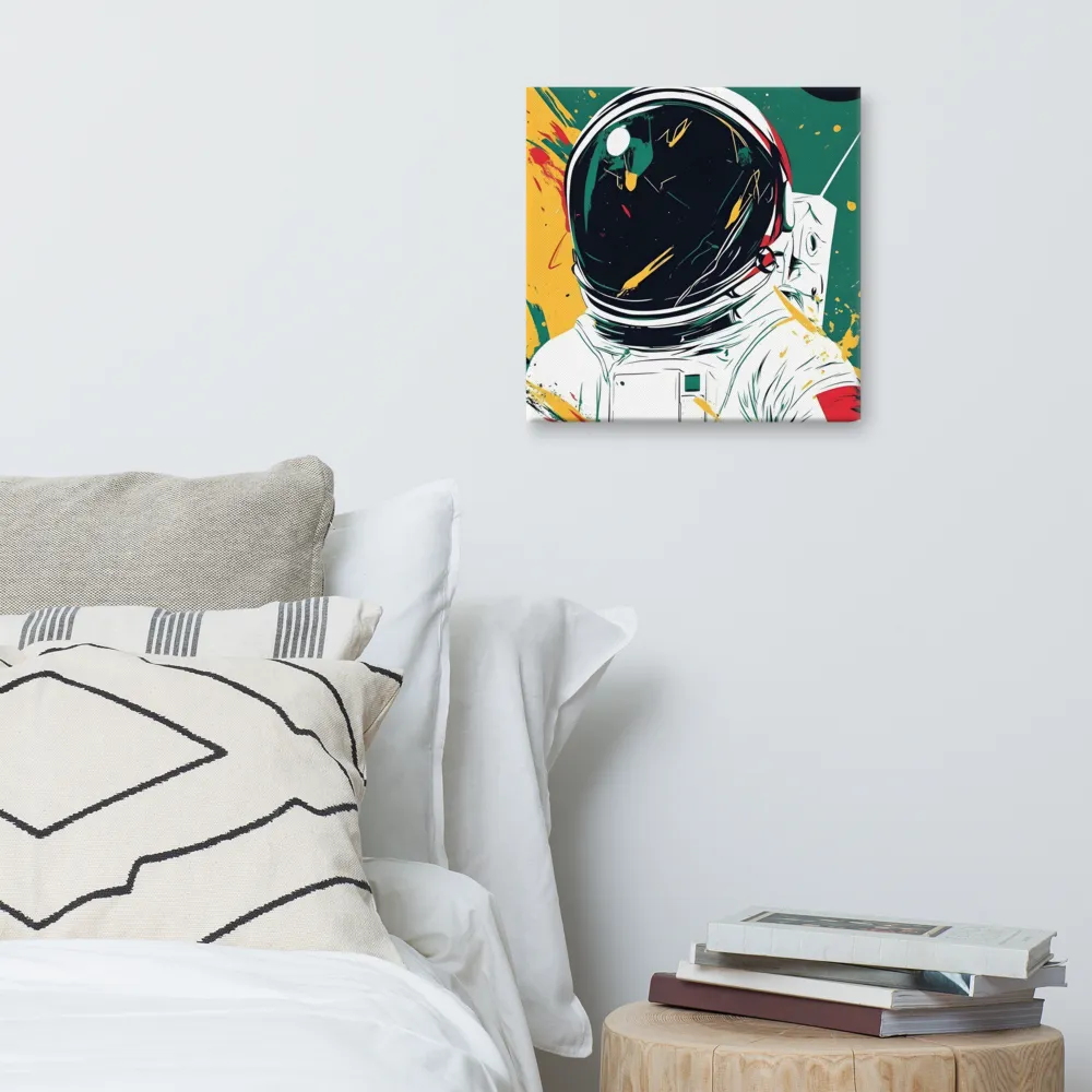 Galactic Explorer: A Modern Odyssey | Canvas | 16″×16″