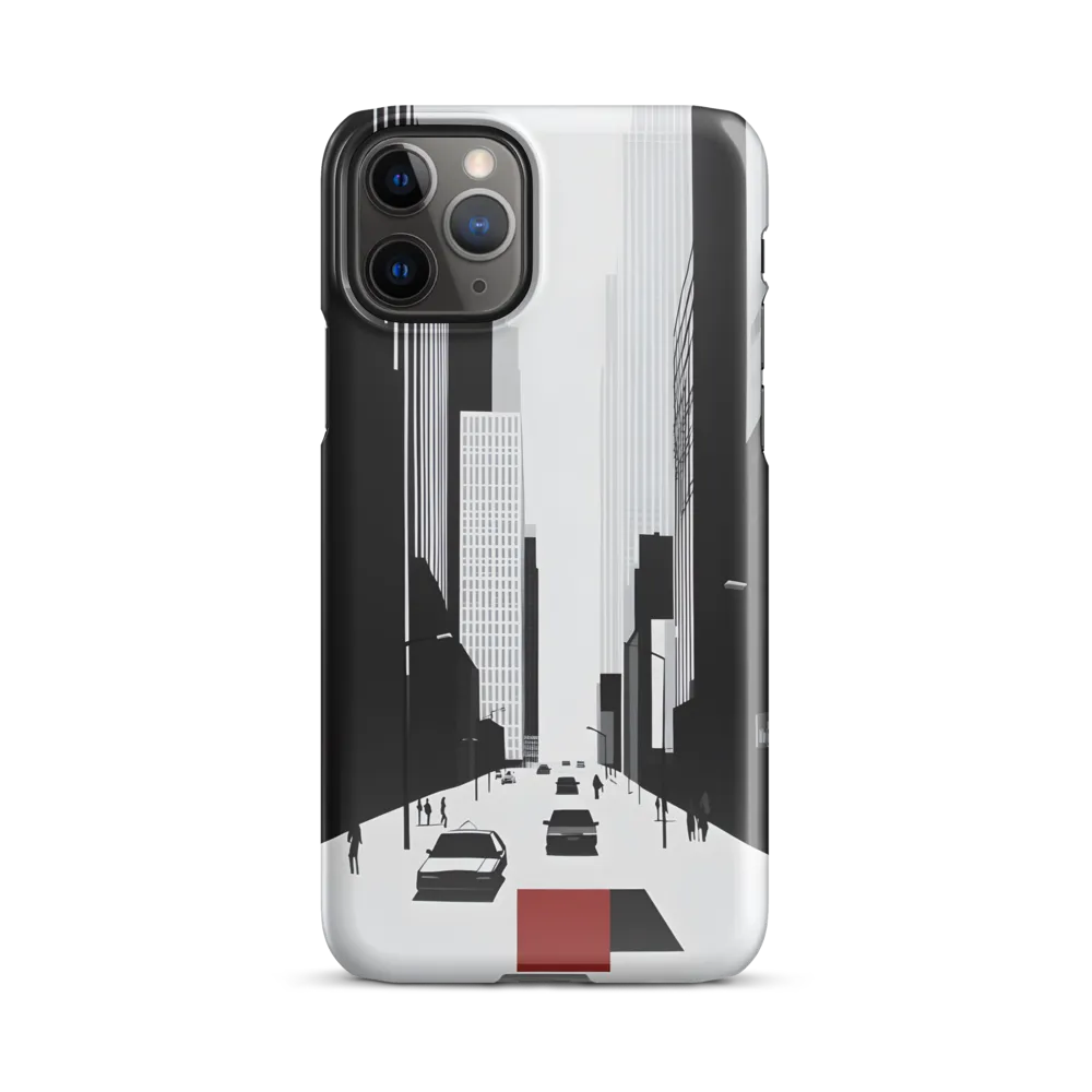 Urban Solitude: A Minimalistic Cityscape