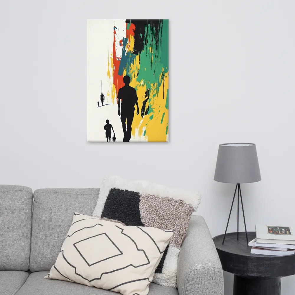 Journey of Silhouettes | Canvas | 24″×36″