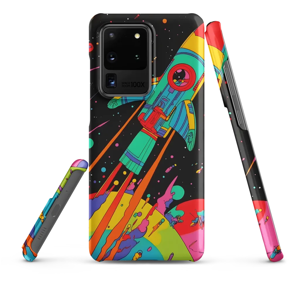 Cosmic Voyage: The Neon Lift-Off