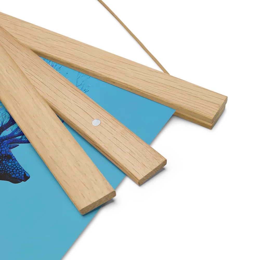 Ethereal Harmony | Poster With Oak Wood Hanger | 10″×10″
