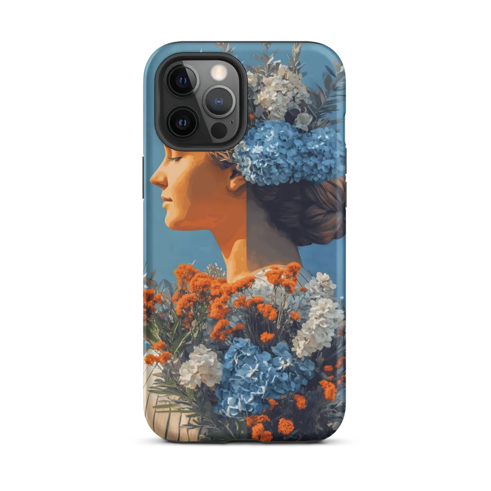Floral Reverie: A Portrait of Serenity
