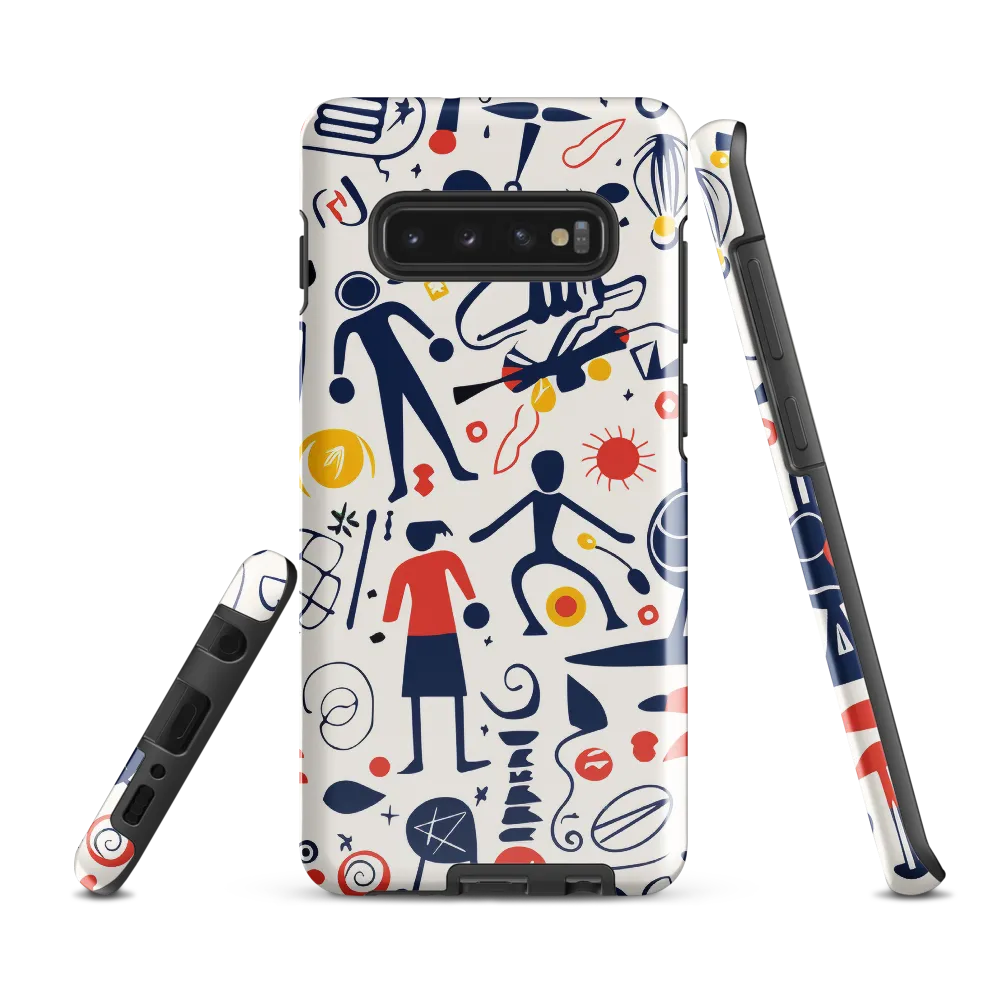 Dynamic Patterns of Play | Phone Case |  S10 Plus | Tough Case | Glossy