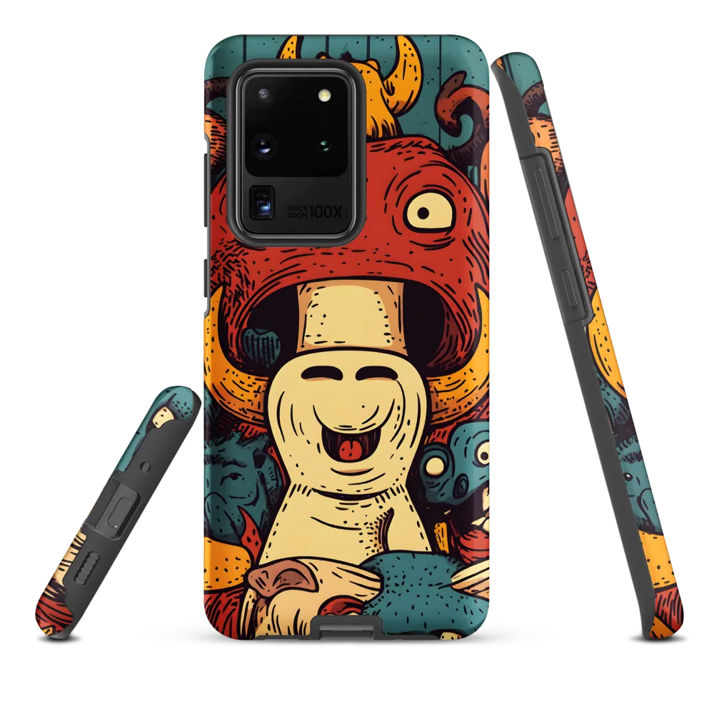 Whimsical Gathering of Creatures | Phone Case |  S20 Ultra | Tough Case | Matte