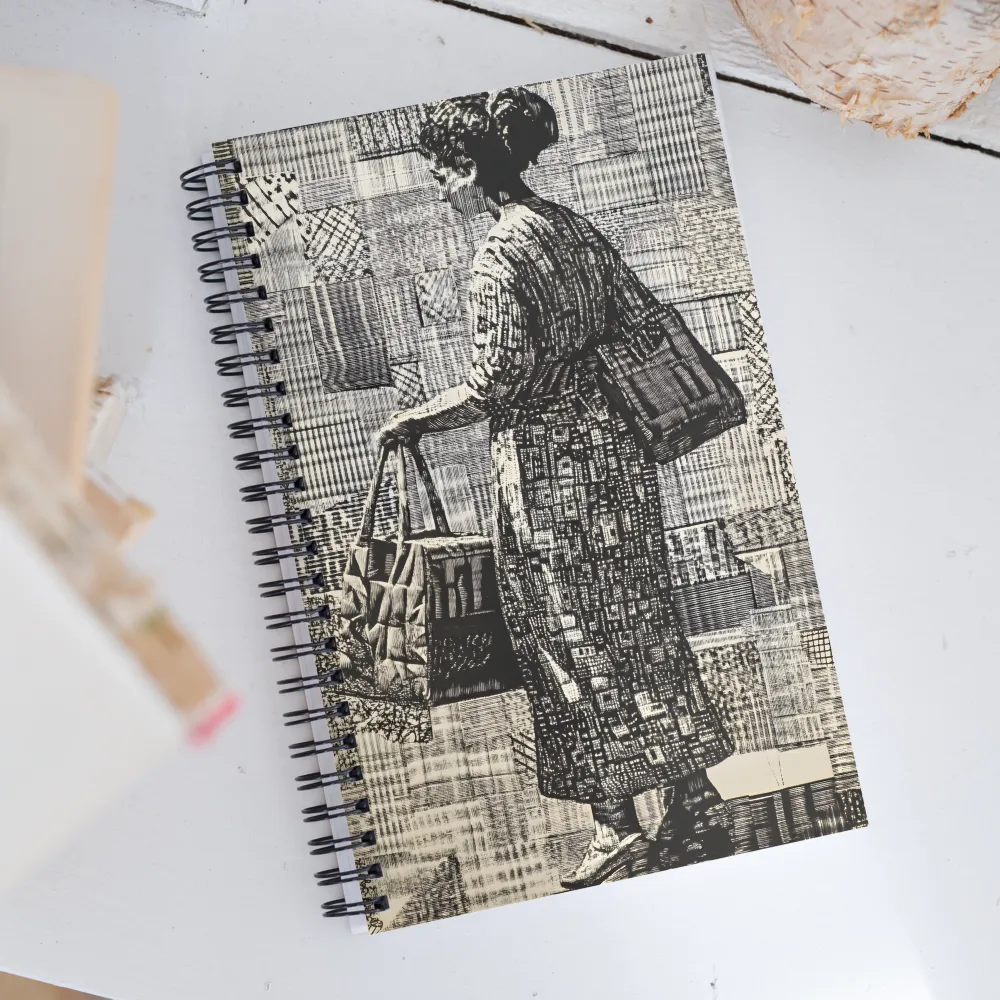 Urban Reflections: A Shopping Narrative | Spiral Notebook