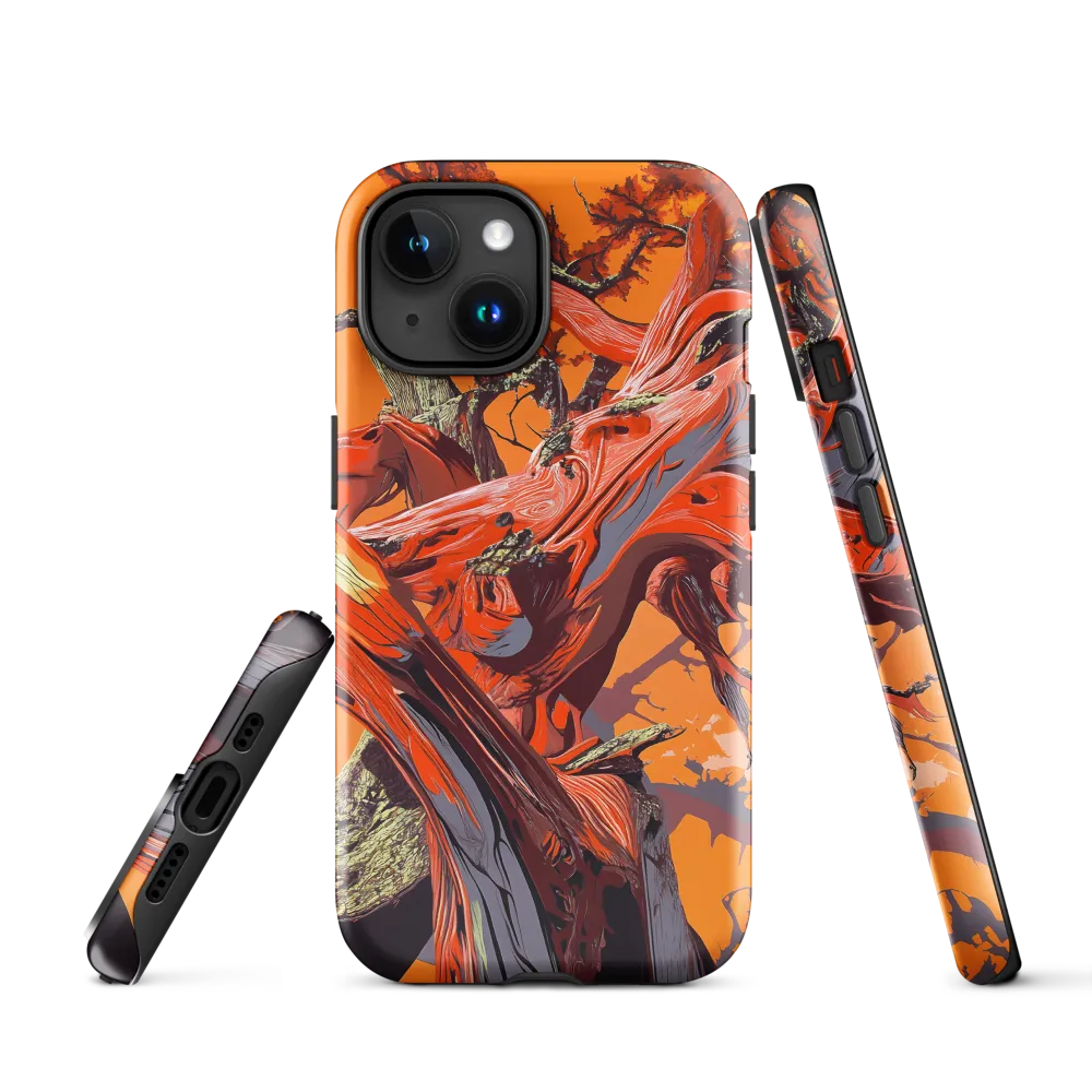 Life in Motion: An Abstract Tree | Phone Case |  15 | Tough Case | Glossy