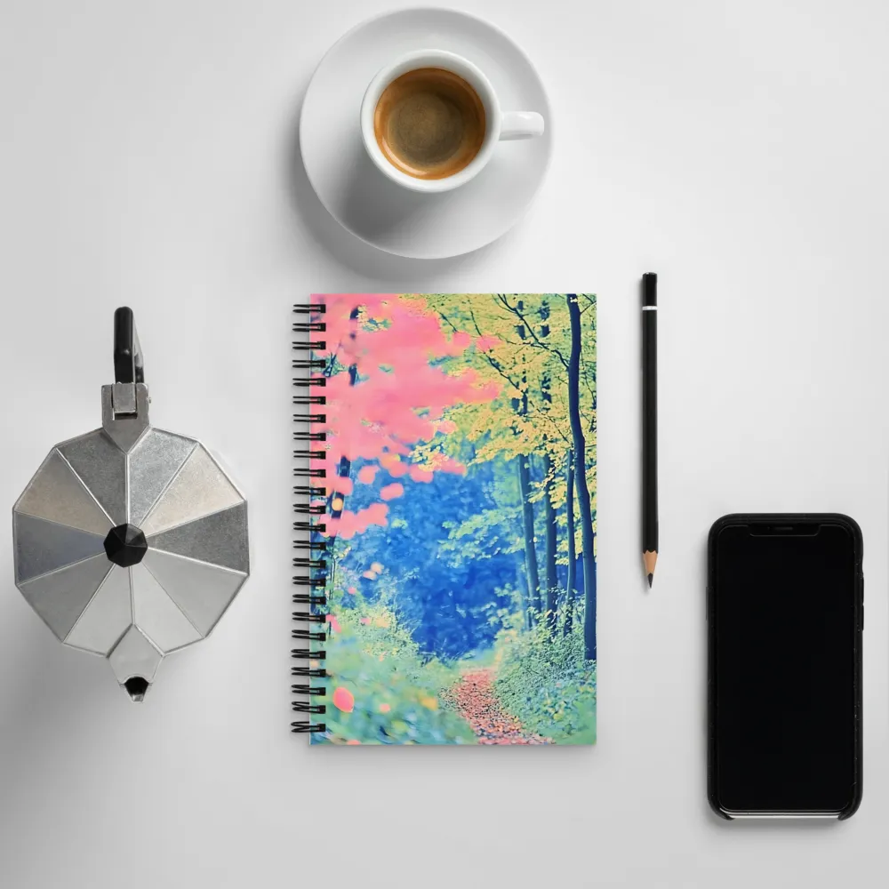 Whispers of Color in Serenity | Spiral Notebook