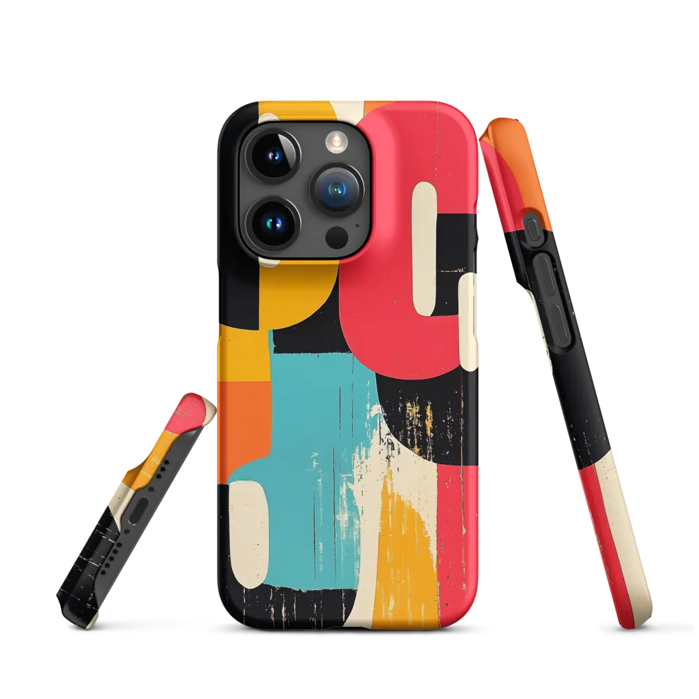 Colorful Curves: Numbers in Harmony | Phone Case |  15 Pro | Snap Case | Matte