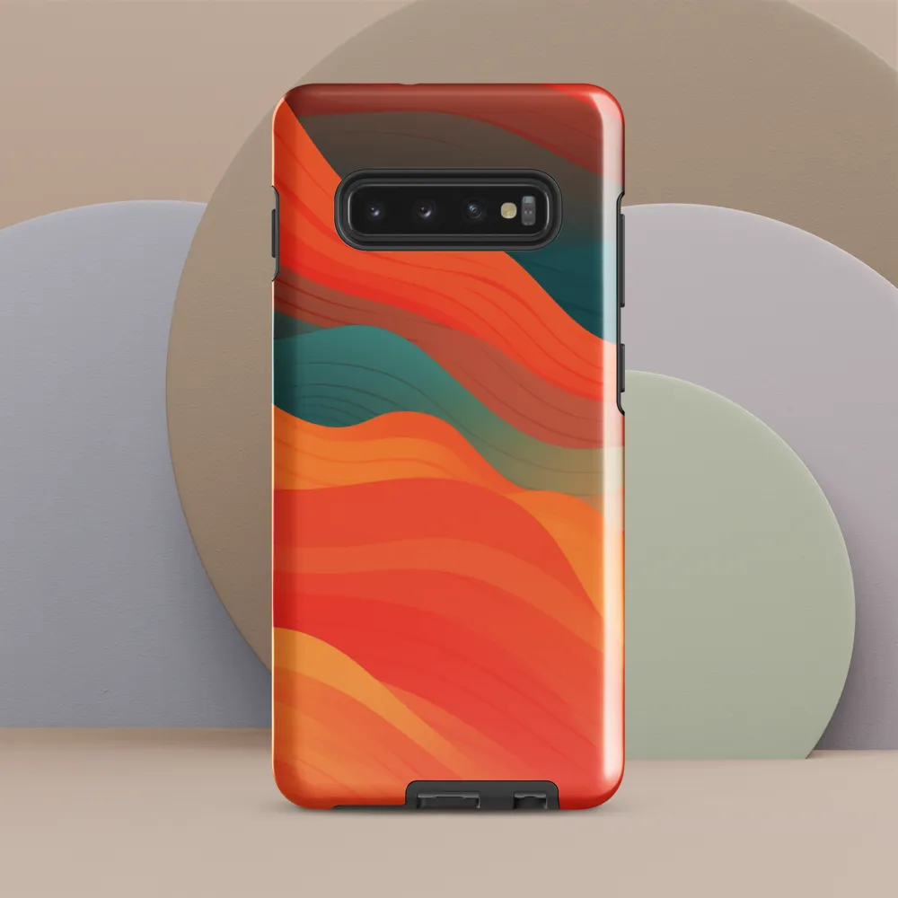 Waves of Warmth | Phone Case |  S10 Plus | Tough Case | Glossy