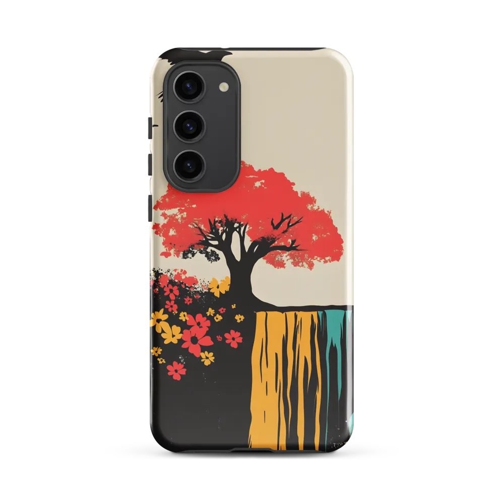 Serene Cascade of Colors