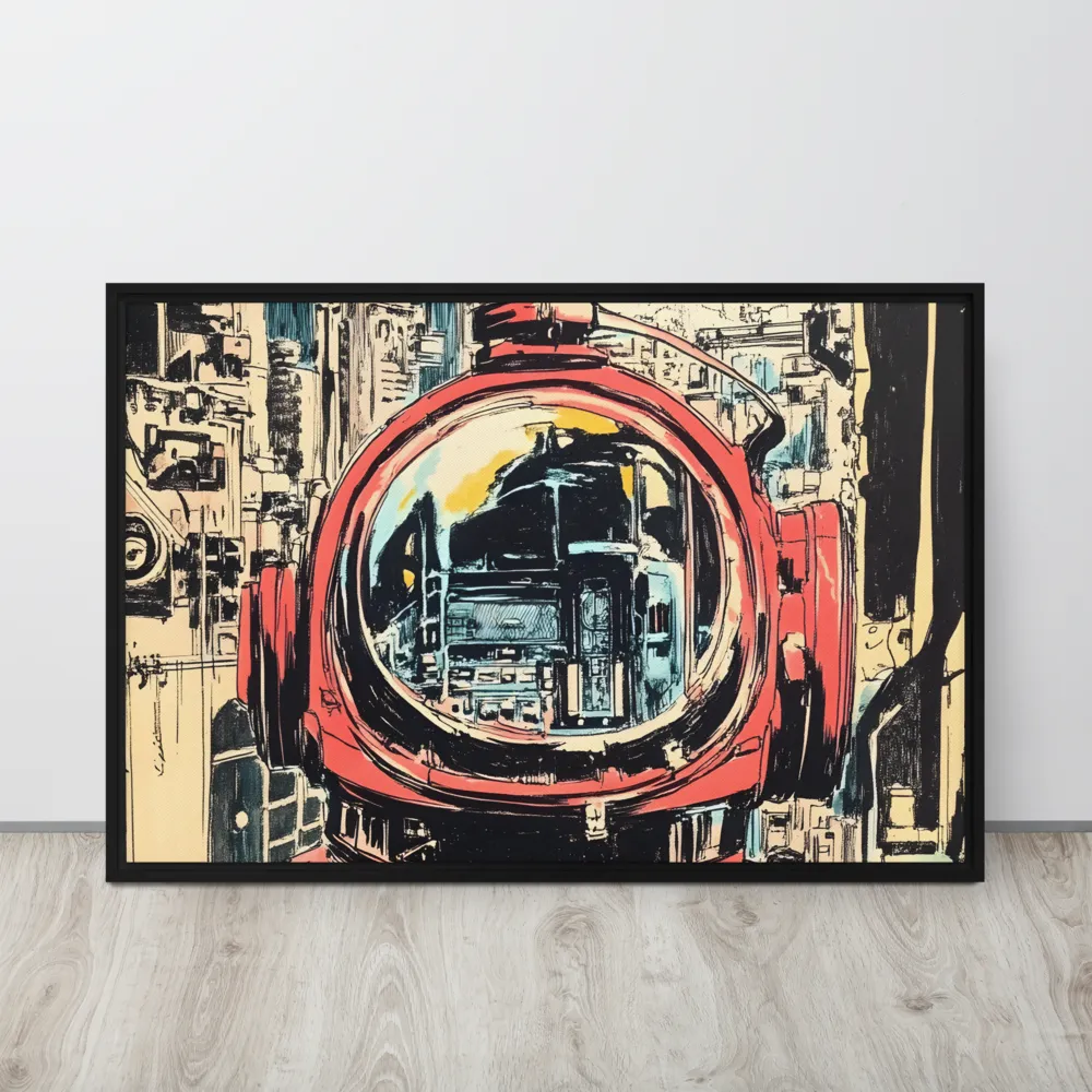 Reflections of Tomorrow | Canvas with Black Frame | 24″×36″