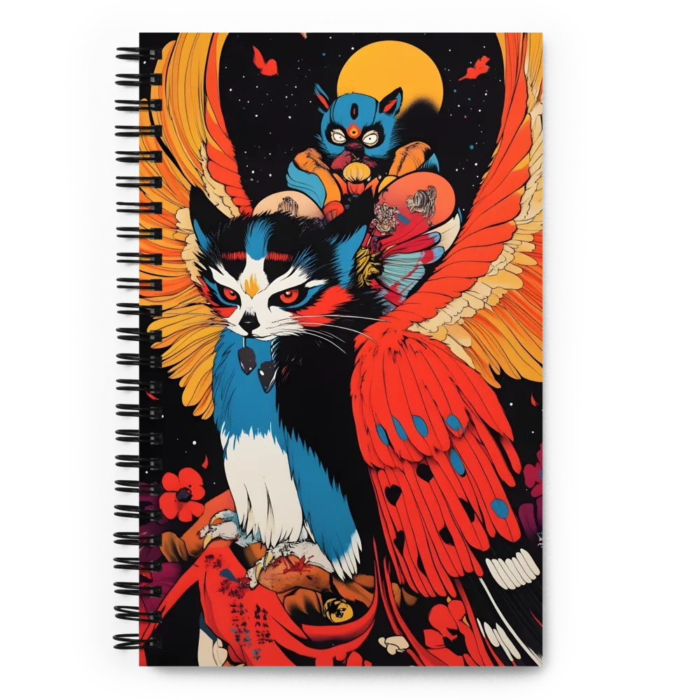 Mythical Guardians of the Night | Spiral Notebook