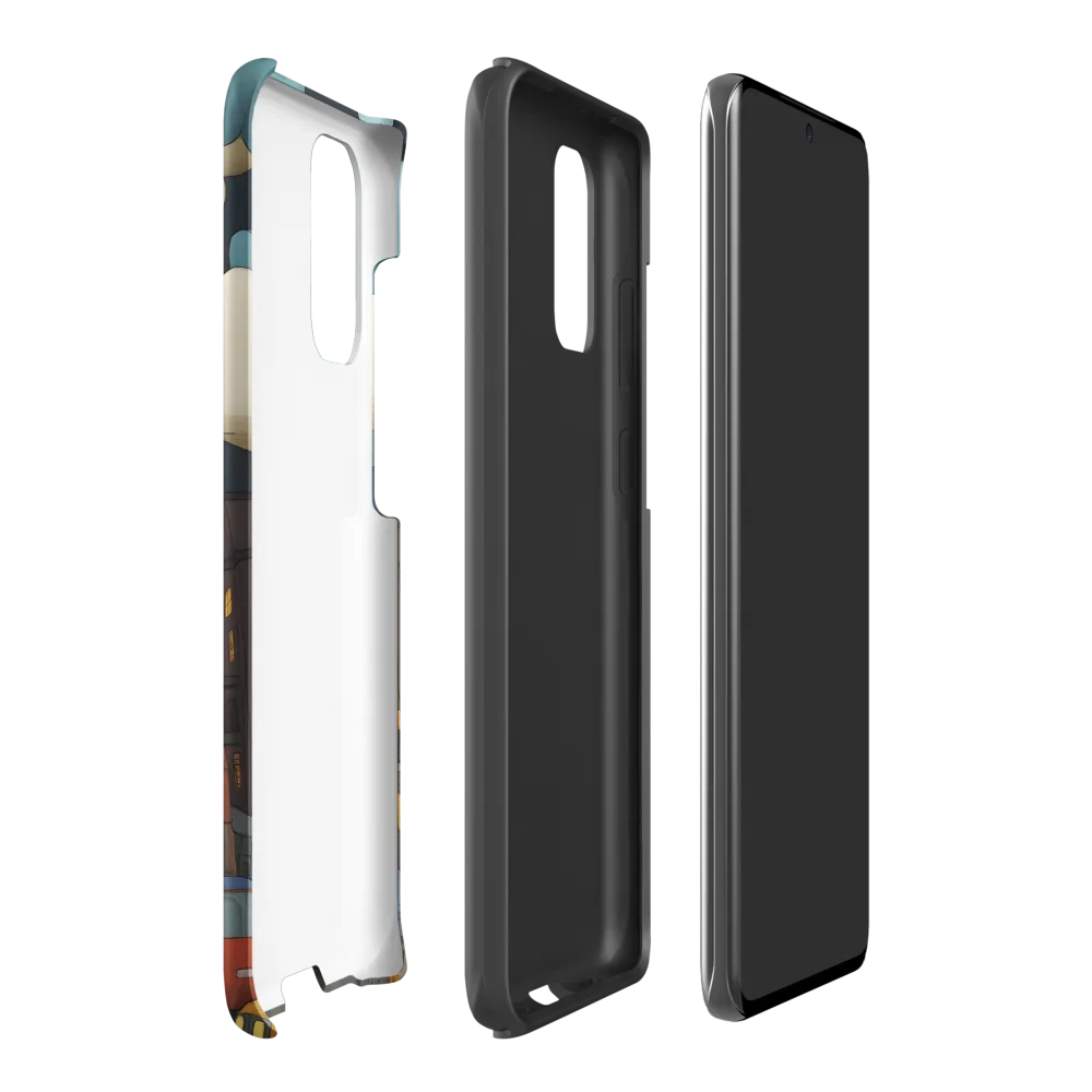 Urban Symphony: A City Awakens at Dusk | Phone Case |  S20 Plus | Tough Case | Matte