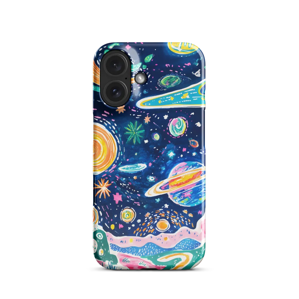 Whimsical Cosmic Landscape | Phone Case |  16 | Snap Case | Glossy