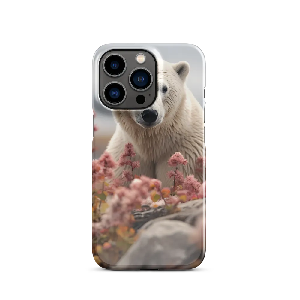 Curiosity Among Blooms: The Polar Bear