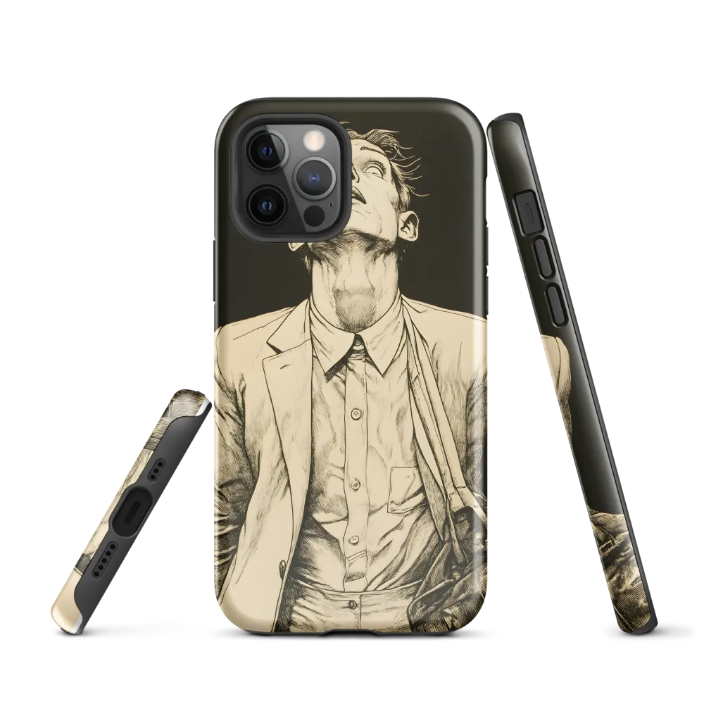 Desperate Gaze | Phone Case |  12 Pro | Tough Case | Glossy