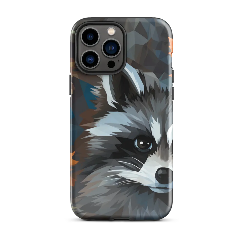 Whispers of Autumn: The Raccoon's Gaze